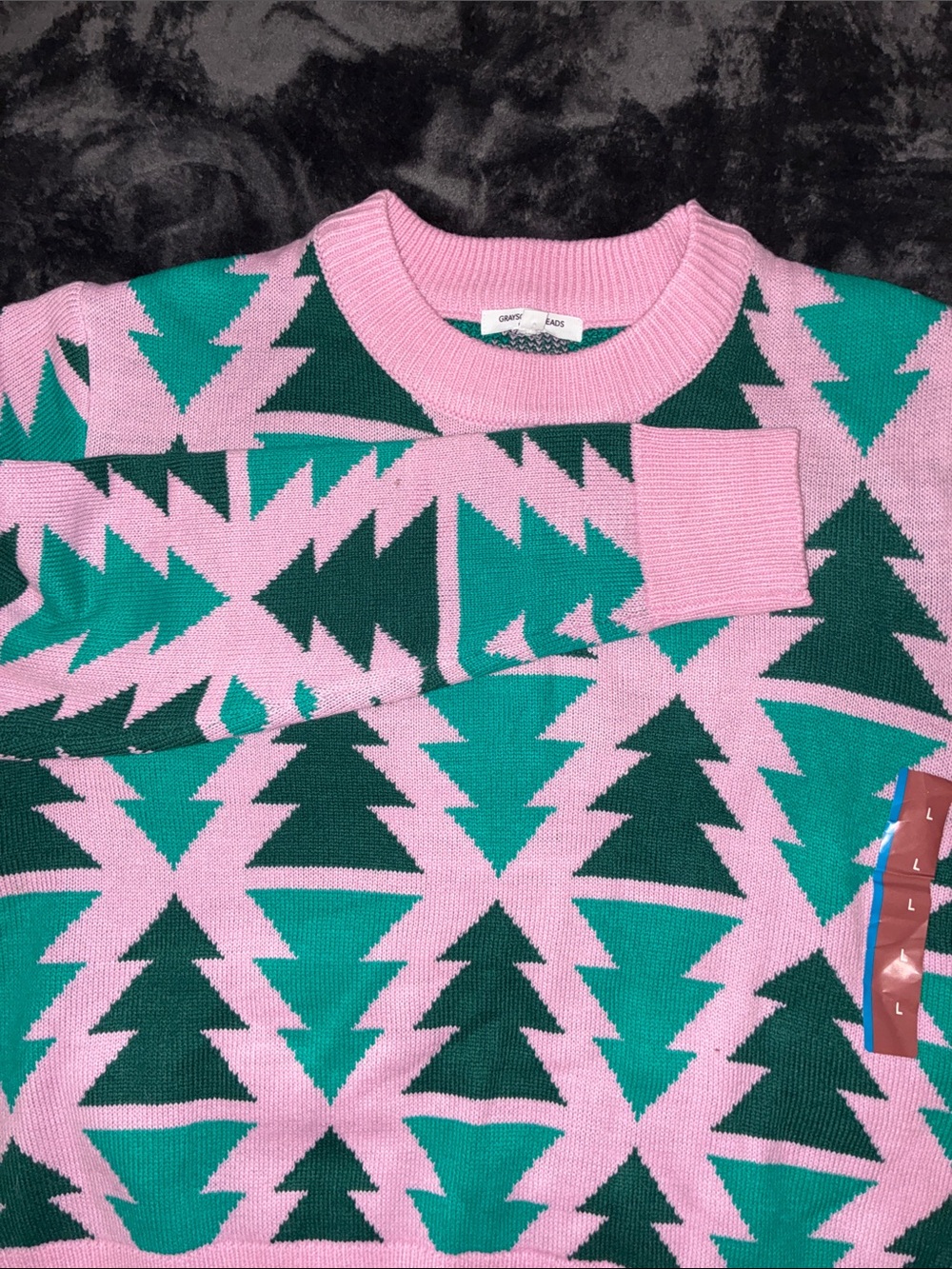 Grayson Threads, Women’s L, Christmas Crew Neck Sweater, NWOT